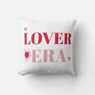 Lover Era Valentinstag | Rosa & Rote Herzen Kissen