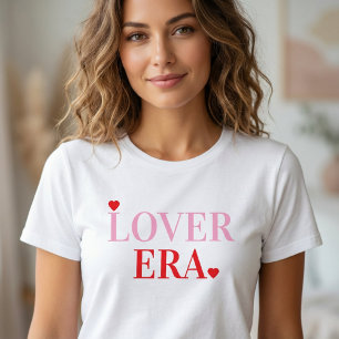 Lover Era Valentinstag Rosa & Rote Herzen Tri-Blend Shirt