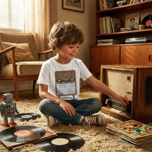 Lover für Vintage Radio Retro Music aus dem Mittel T-Shirt