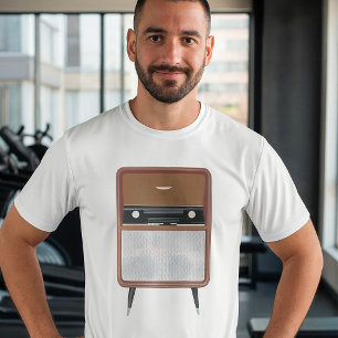 Lover für Vintage Radio Retro Music aus dem Mittel T-Shirt