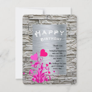 Lover-Geburtstagskarte Karte