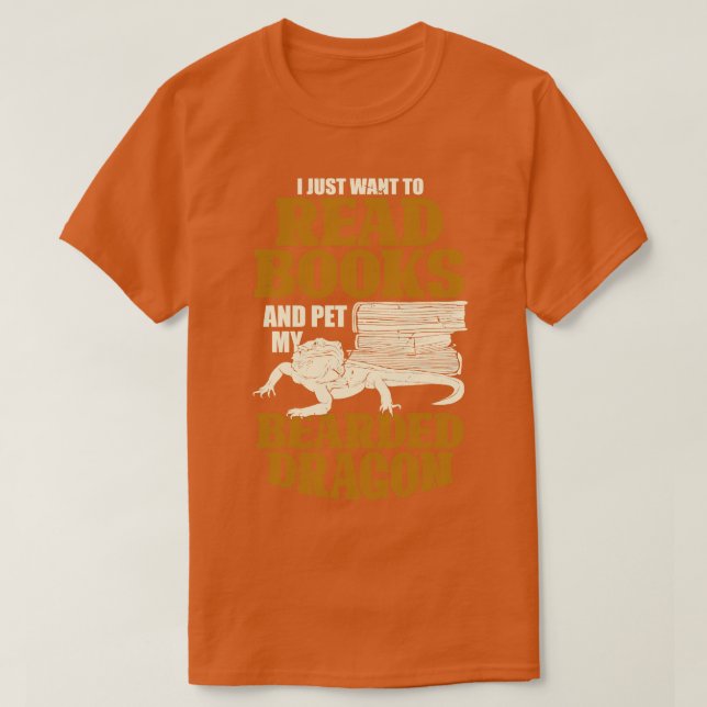 Lover-Geschenk für Bartdrachen T-Shirt (Design vorne)