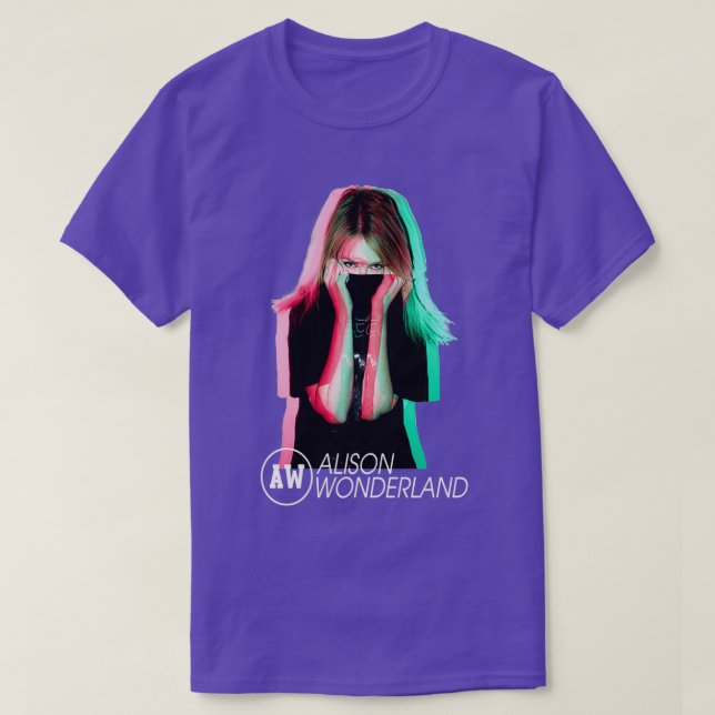 Lover Geschenke Alison Wonderland AW T-Shirt (Design vorne)