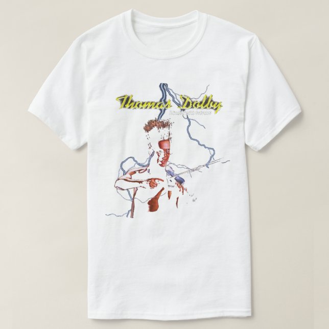 Lover gibt Thomas Dolby ein Geschenk für Filmfans T-Shirt (Design vorne)