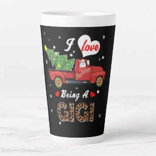 Lover I Liebe als Gigi Weihnachtsbaum Milchtasse