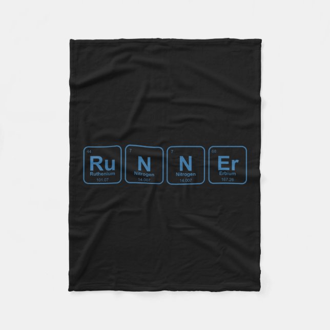 Lover-Marathon-Lover-Lauf Fleecedecke (Vorderseite)