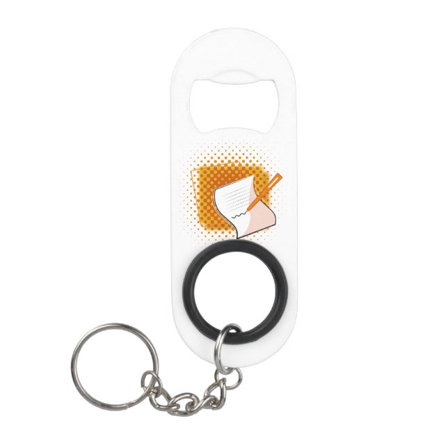 Lover schreiben mini flaschenöffner (Vorderseite)