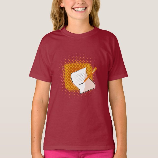 Lover schreiben T-Shirt (Vorderseite)
