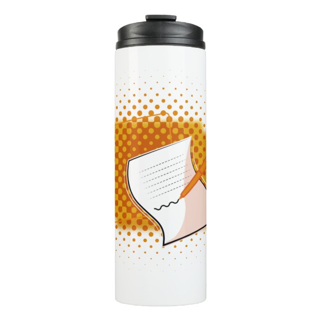 Lover schreiben thermosbecher (Vorderseite)