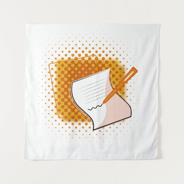 Lover schreiben wandteppich (Vorderseite)