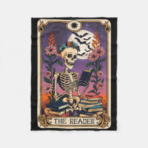 Lover Tarot Card The Reader Mystic Funny Skel Fleecedecke