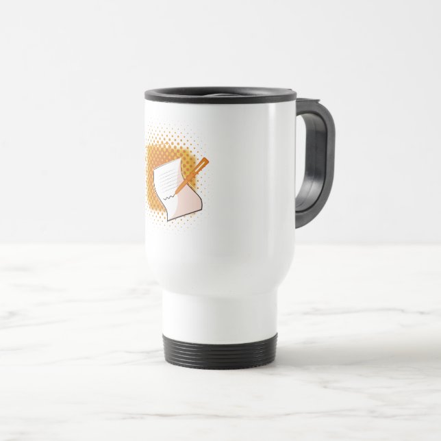 Lover-Tasse schreiben Reisebecher (VorderseiteRechts)