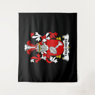 Lover Truchess - Wappen - Familienwappen Wandteppich