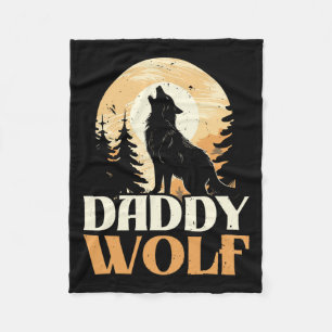 Lover Wolf Pack Wolfgang Wildlife Animal Papa Wolf Fleecedecke