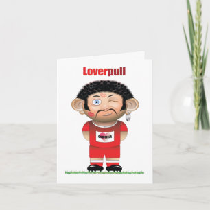 LoverPull (Liverpool) Lustige Fußballkarte Karte