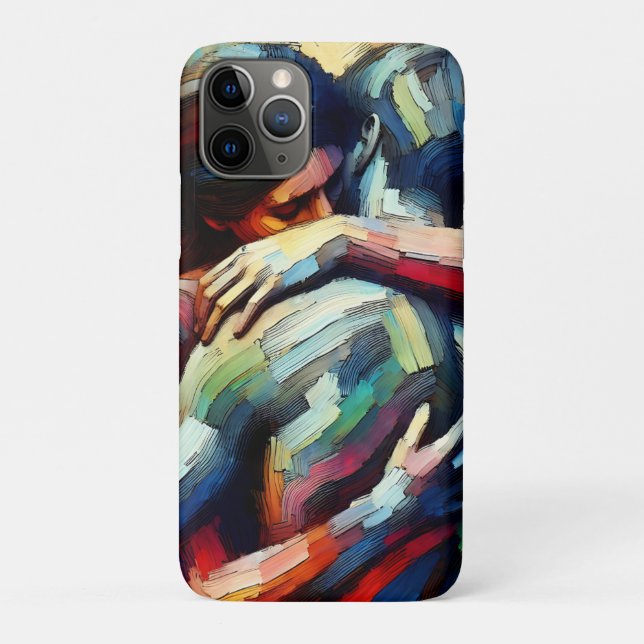 Lover's Embracing ai Oil Paint Style Case-Mate iPhone Hülle (Rückseite)