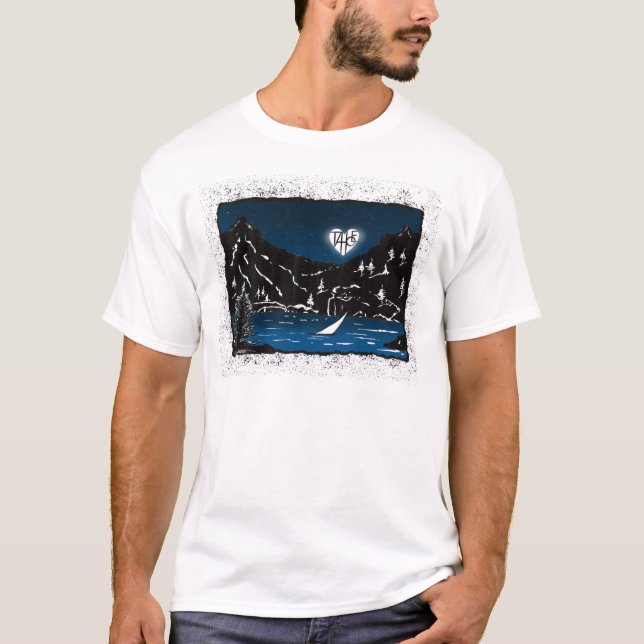Lover's Heart® Tahoe Mountain Lover T - Shirt (Vorderseite)