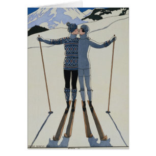 <Lovers in the Snow> durch Georges Barbier