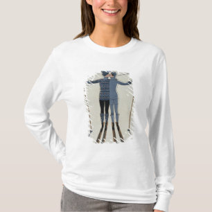 <Lovers in the Snow> durch Georges Barbier T-Shirt