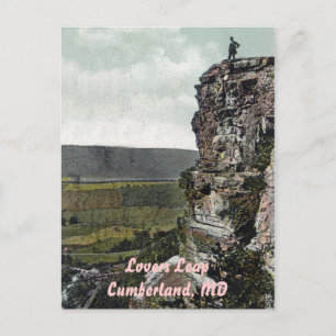 Lovers Leap Vintage Postkarte