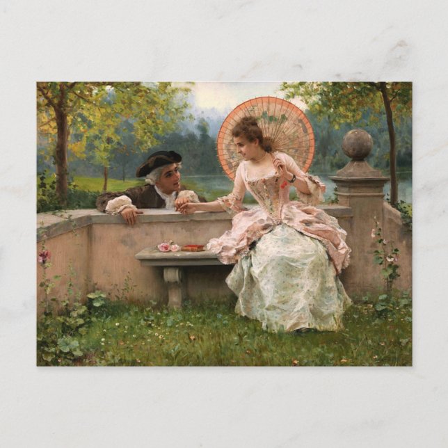 Lovers Talk - Andreotti Postkarte (Vorderseite)