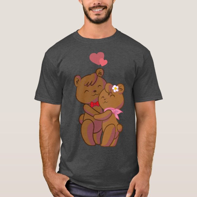 Lovers Teddy T-Shirt (Vorderseite)