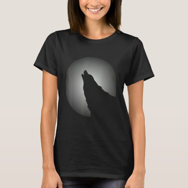 Loves Wolves wolf moon 3 T-Shirt (Vorderseite)