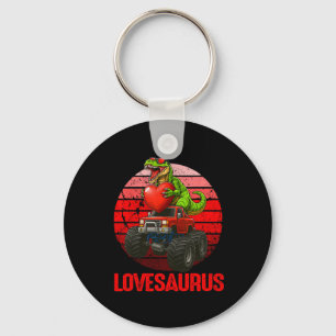 Lovesaurus Dinosaur-Monstertruck Valentinstag Klei Schlüsselanhänger