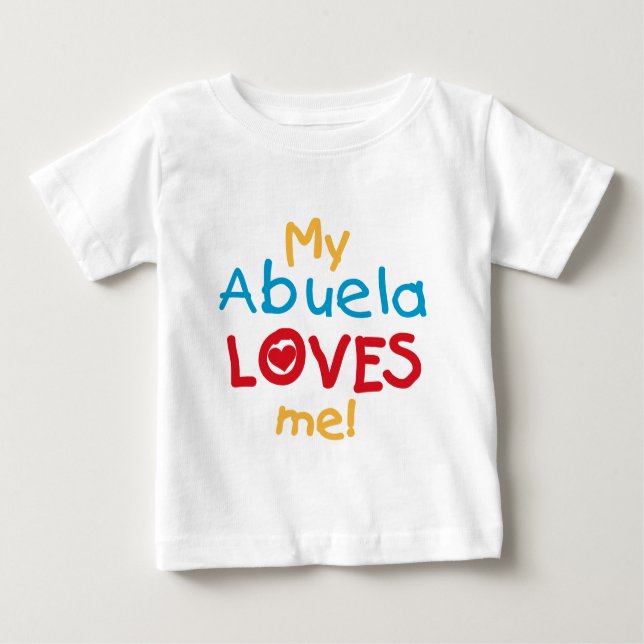 LOVESMEabuela Baby T-shirt (Vorderseite)