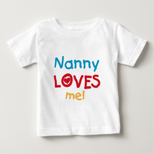 LOVESMEnanny Baby T-shirt (Vorderseite)