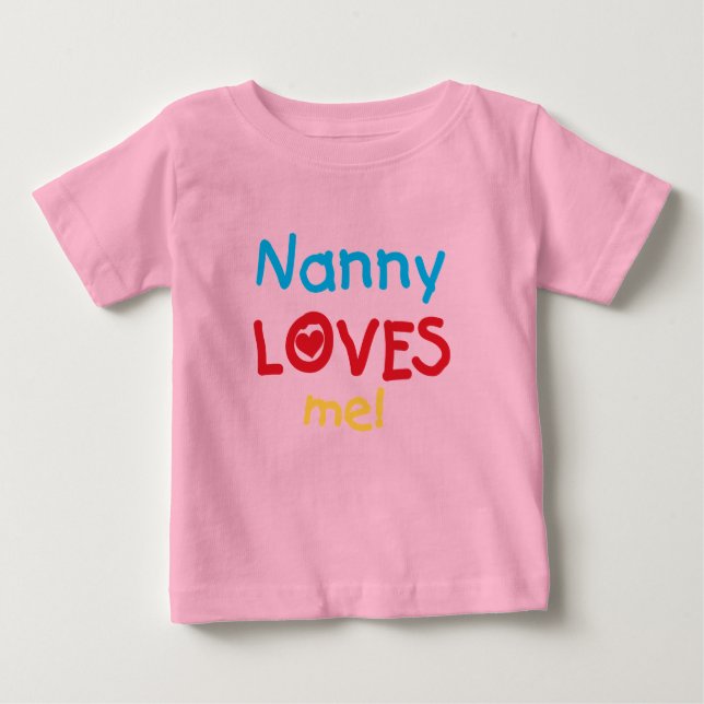 LOVESMEnanny Baby T-shirt (Vorderseite)