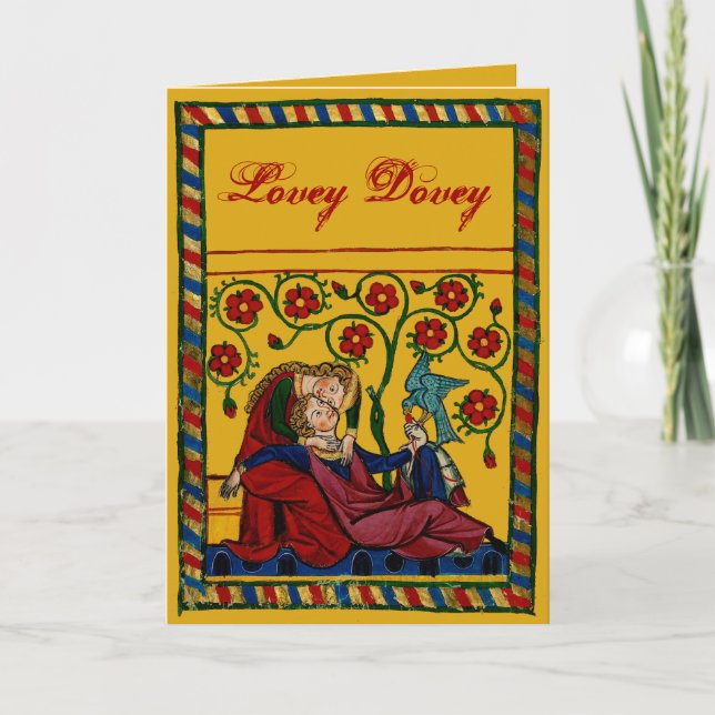 Lovey Dovey - Individuelle Urlaubskarte Feiertagskarte (Vorderseite)