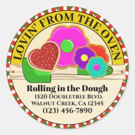 Lovin' From Oven Food Aufkleber