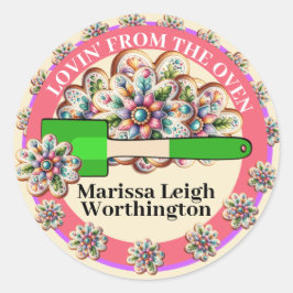 Lovin' From Oven Food Aufkleber