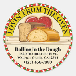 Lovin' From Oven Food Aufkleber