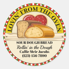 Lovin' From Oven Food Aufkleber