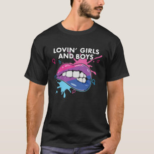 Lovin' Girls and Boys Bisexueller Stolz März Bisex T-Shirt