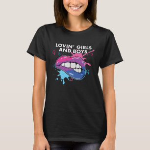 Lovin' Girls and Boys Bisexueller Stolz März Bisex T-Shirt