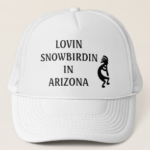 LOVIN SNOWBIRDIN IN ARIZONA KOKOPELLI TRUCKERKAPPE