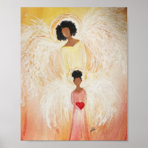 Loving Angel Premium Leinwand Poster (8x10)