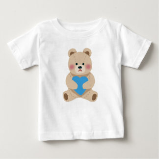 Loving Bear with Heart Baby T-shirt