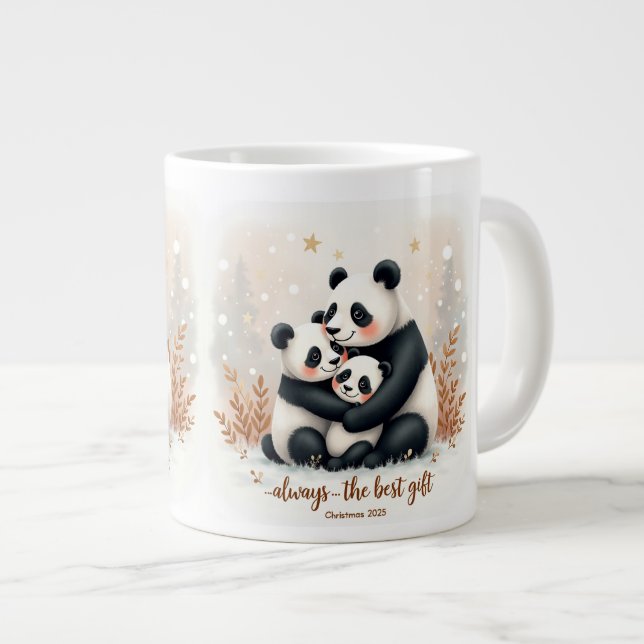 Loving Christmas Mom Mug Jumbo-Tasse (Vorderseite Rechts)