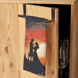 Loving Couple  Geschirrtuch