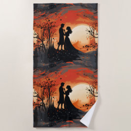 Loving Couple  Strandtuch