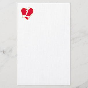 Loving heart briefpapier
