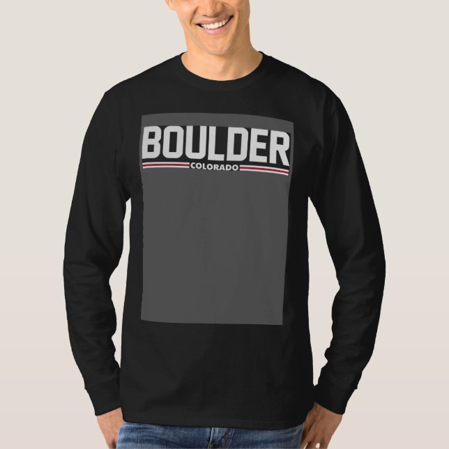 Loving Home City Boulder Colorado T-Shirt (Vorderseite)