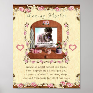 Loving Mutter 8x10 Personalisierte Foto Rahmen Poster