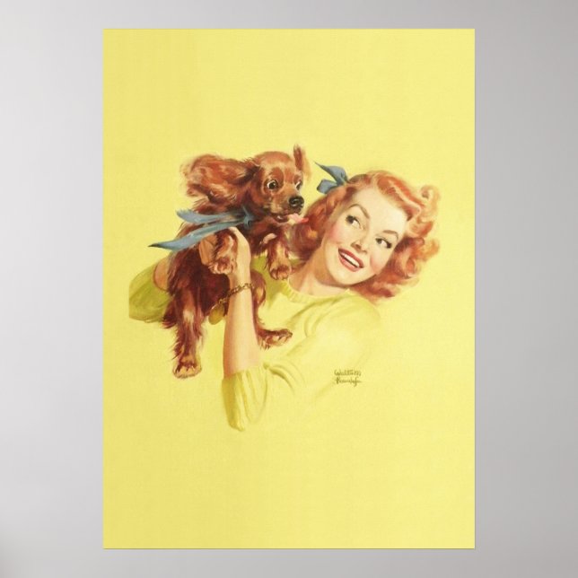 LOVING PUP BUTTON UP Poster 20 x 28 (Vorne)