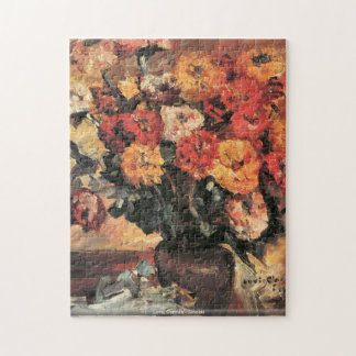 Lovis Korinth - Zinniaspuzzlespiel Puzzle