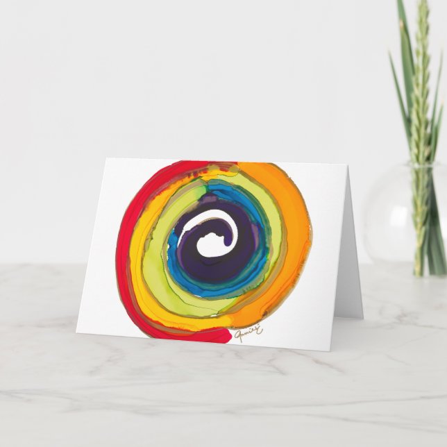 Lovitude Blank 12x18 Note Card "Express Wahrheit" Dankeskarte (Vorderseite)